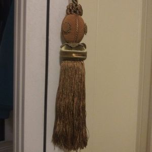 Curtain Tie Back Tassel Olive Gold Deco Pro 4